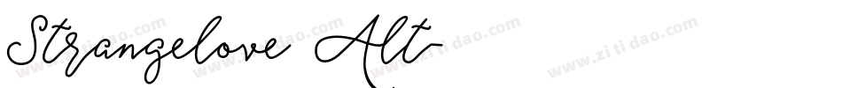 Strangelove Alt字体转换
